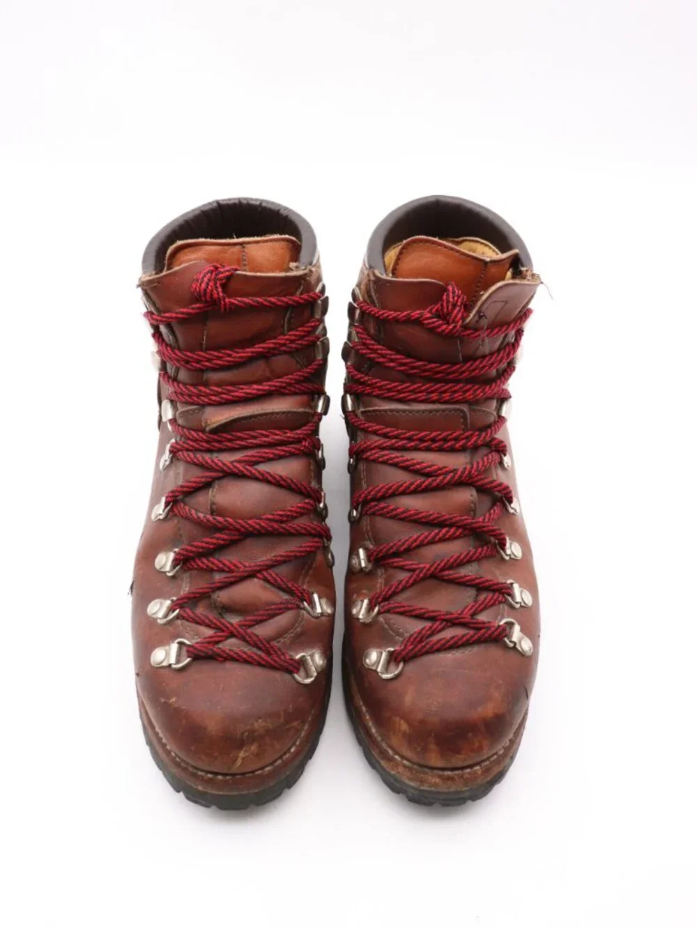Vintage Dexter Mountaineer Men's Size 9 M Hiking Boots Brown Leather Vibram